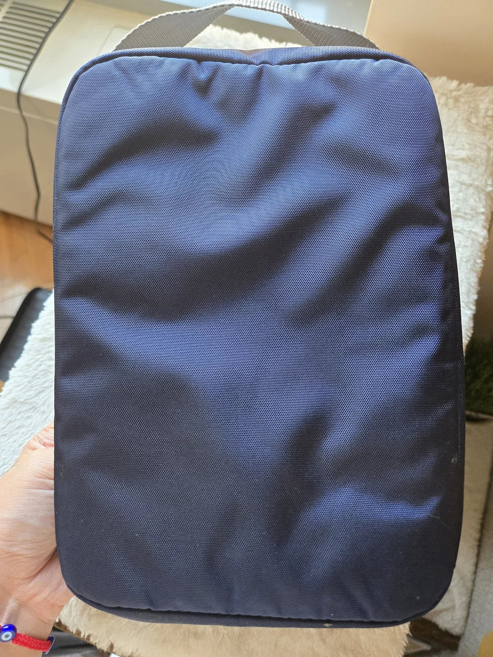 L.L. Bean Navy Backpack with Gray Accents With Matching Lunch Bag